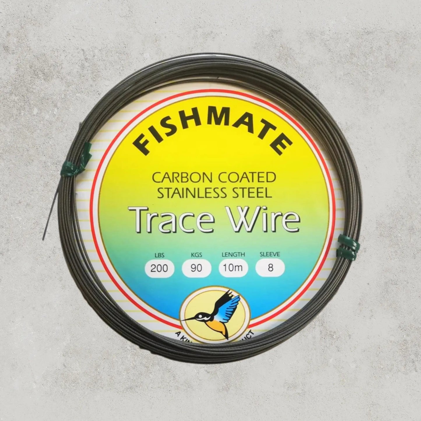 Fish Mate carbon coated wire 10m 200lb KFA