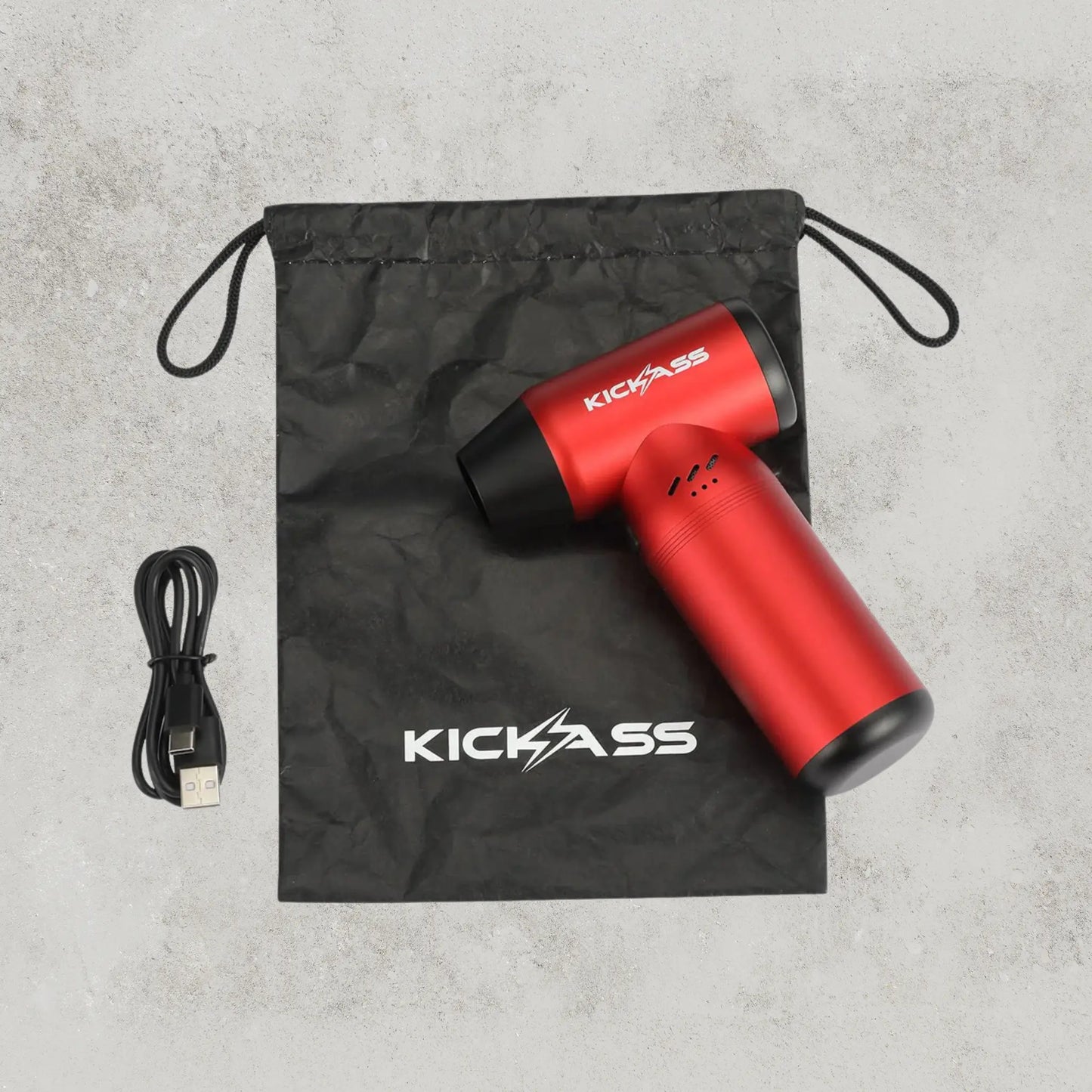 KickAss Lithium Rechargeable Jet Blower Fan for Camping Kickass