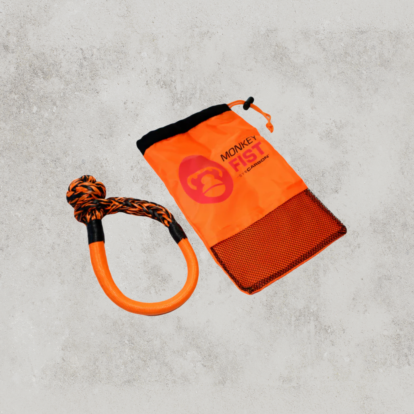 Carbon Monkey Fist 15T Synthetic Soft Shackle - Orange