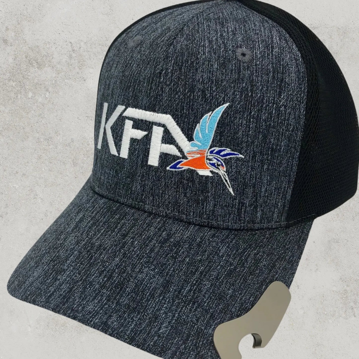 KFA cap with bottle opener - dark grey heather KFA