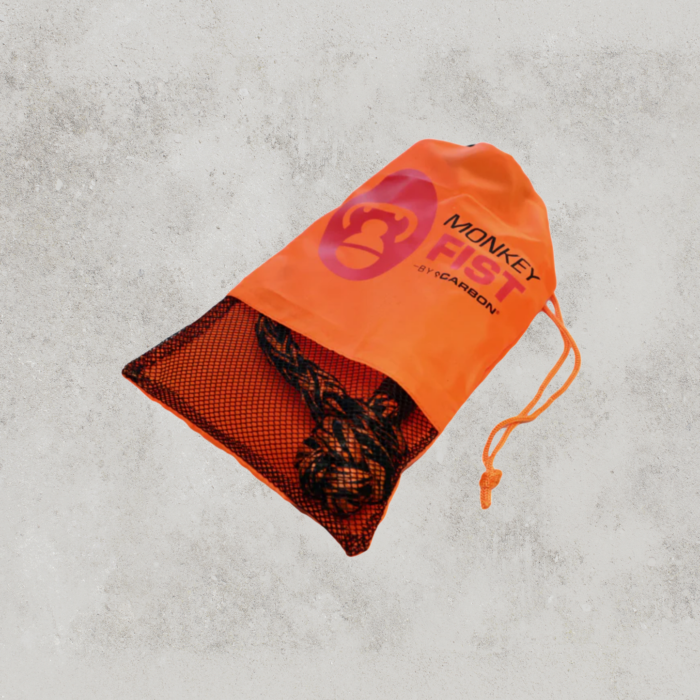 Carbon Monkey Fist 15T Synthetic Soft Shackle - Orange