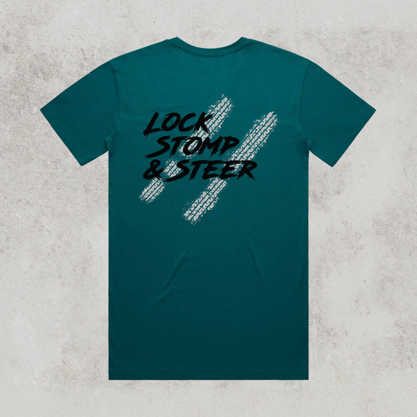 Lock Stomp & Steer Adventure Tee by No Lanes – Regular Fit 100% Cotton T-Shirt for Off-Road, 4WD & Outdoor Enthusiasts