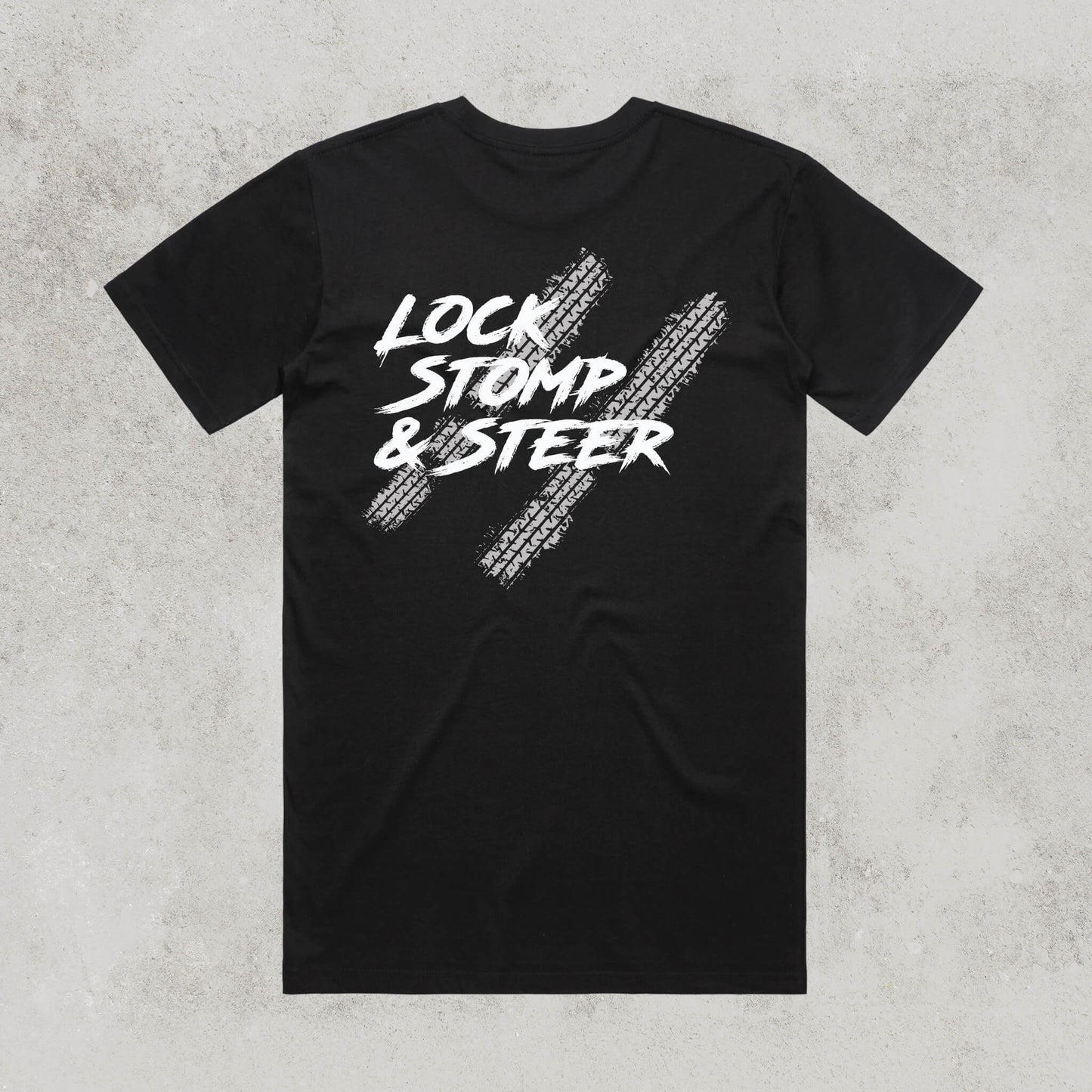 Lock Stomp & Steer Adventure Tee by No Lanes – Regular Fit 100% Cotton T-Shirt for Off-Road, 4WD & Outdoor Enthusiasts