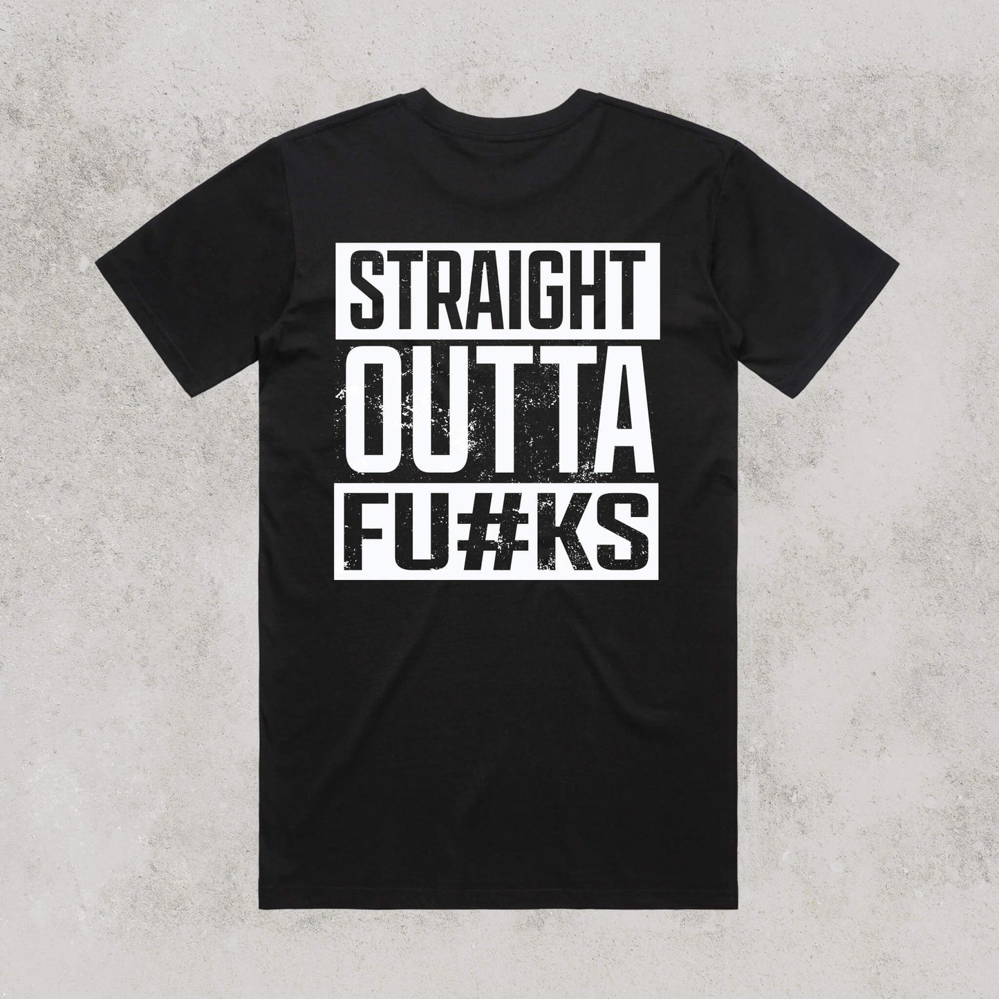 Straight Outta Fu#ks Adventure Tee by No Lanes – Regular Fit 100% Cotton T-Shirt for Off-Road, 4WD & Outdoor Enthusiasts