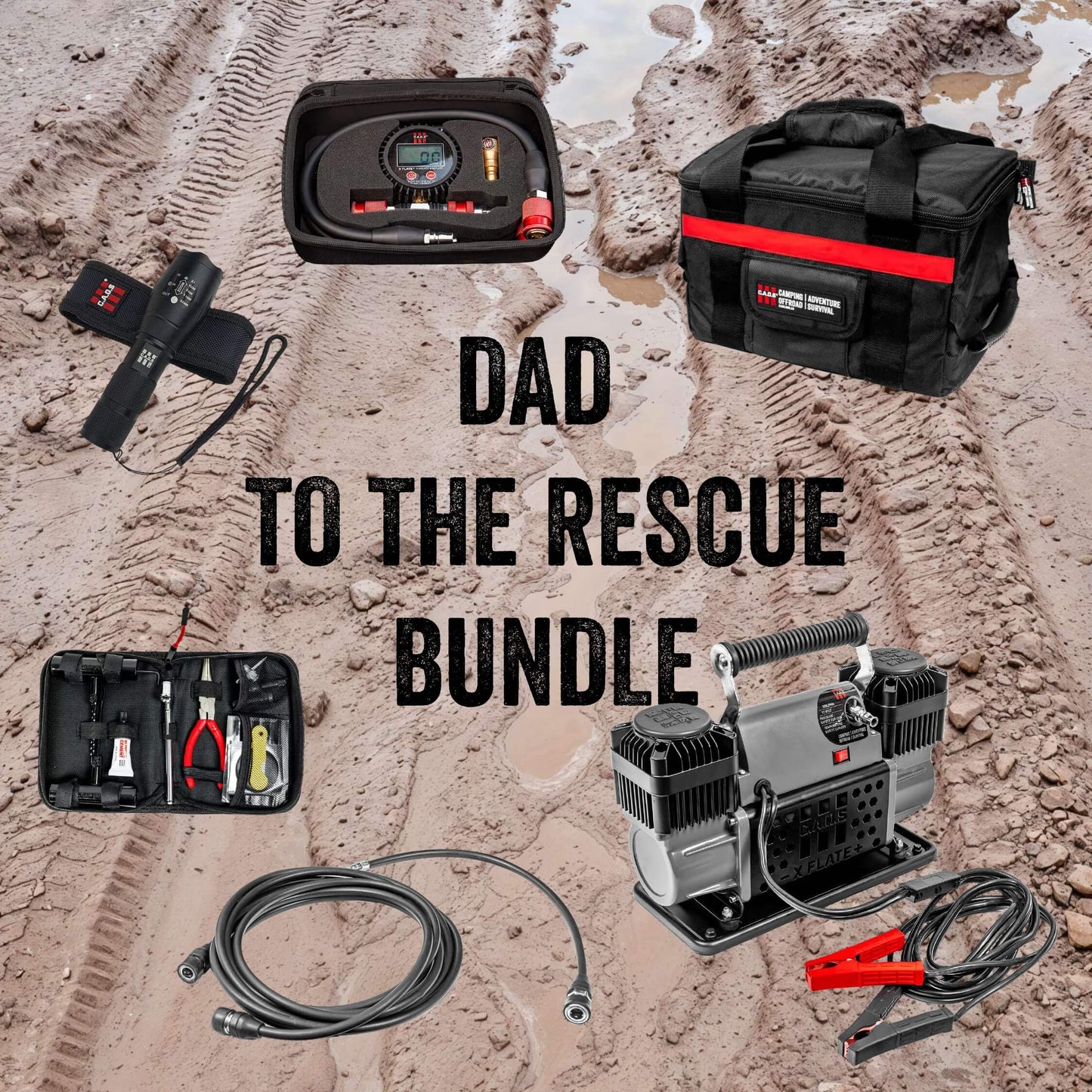 Father’s Day CAOS X-FLATE Air Compressor Bundle