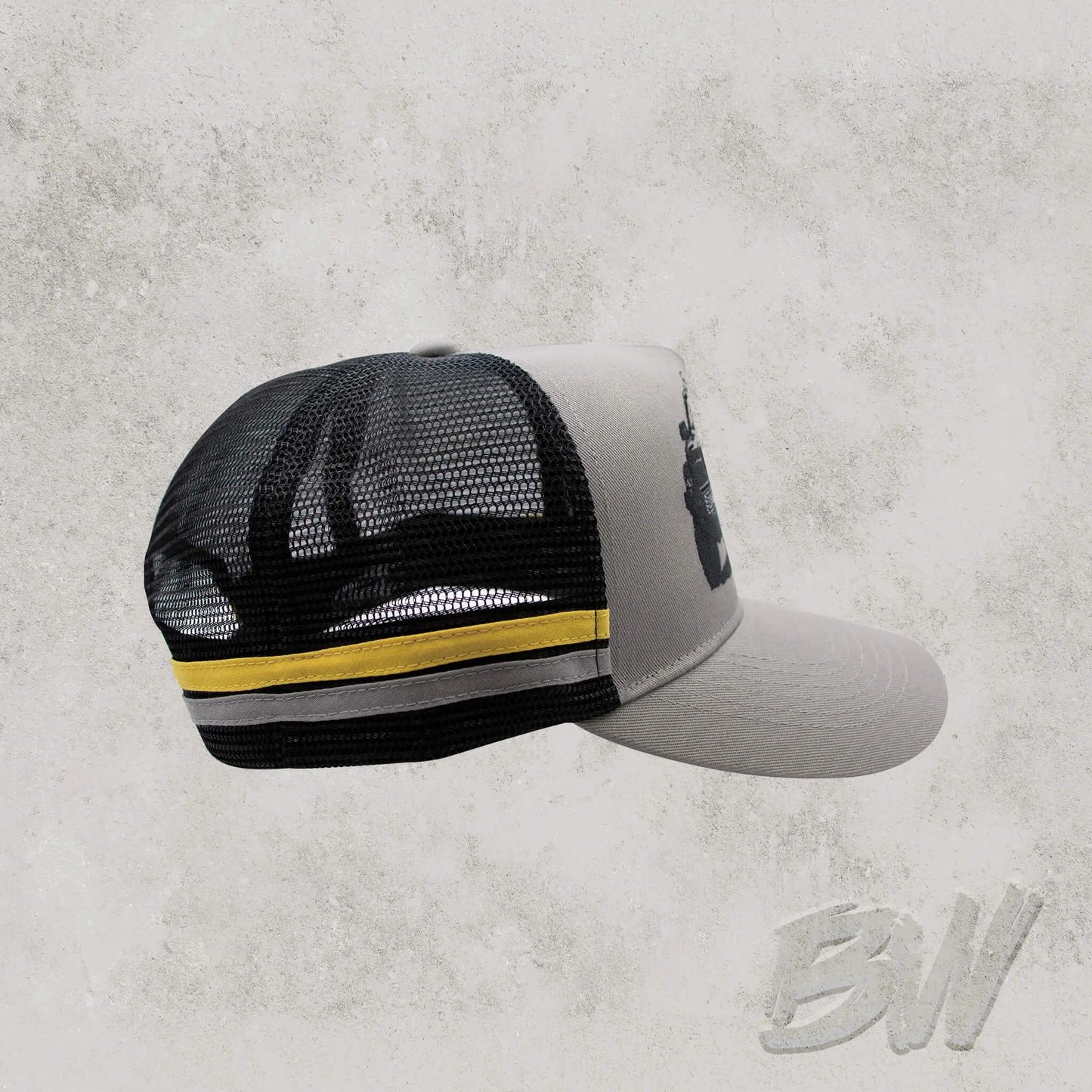 DU4L1 Front Trucker Mesh Cap - Grey BUSHWAKKA ADVENTURE GEAR