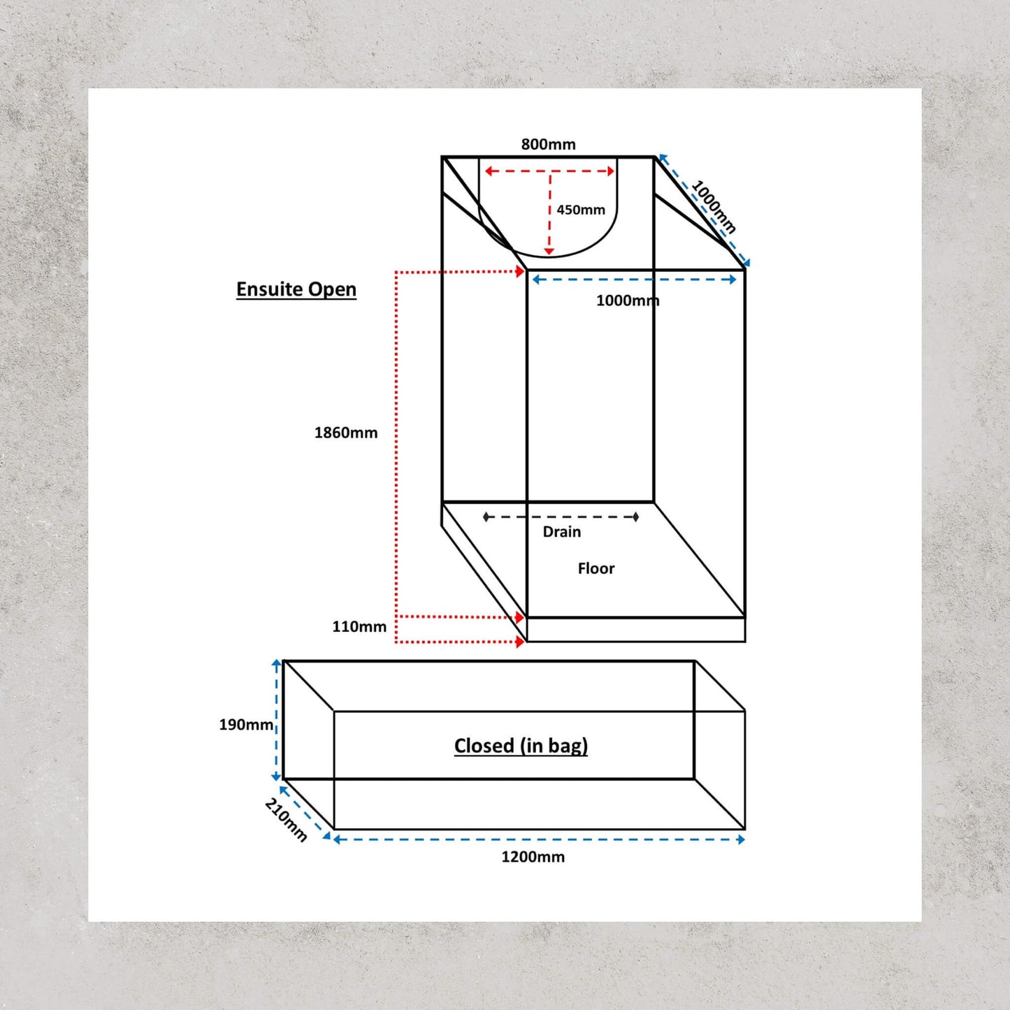Extreme Shower Ensuite Single