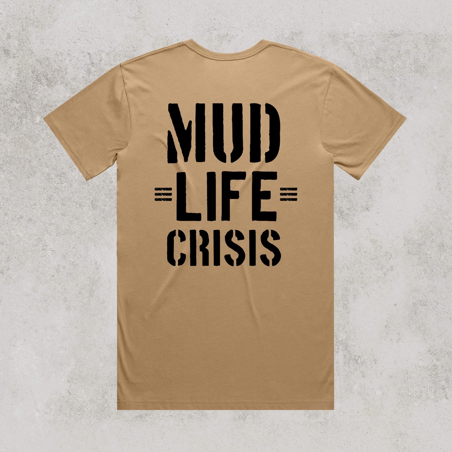 Mud Life Crisis Adventure Tee – Regular Fit 100% Cotton T-Shirt for Off-Road, 4WD & Outdoor Enthusiasts