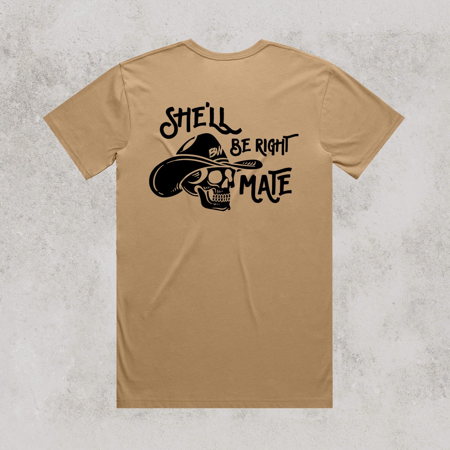 She'll Be Right Mate Adventure Tee – Regular Fit 100% Cotton T-Shirt for Off-Road, 4WD & Outdoor Enthusiasts