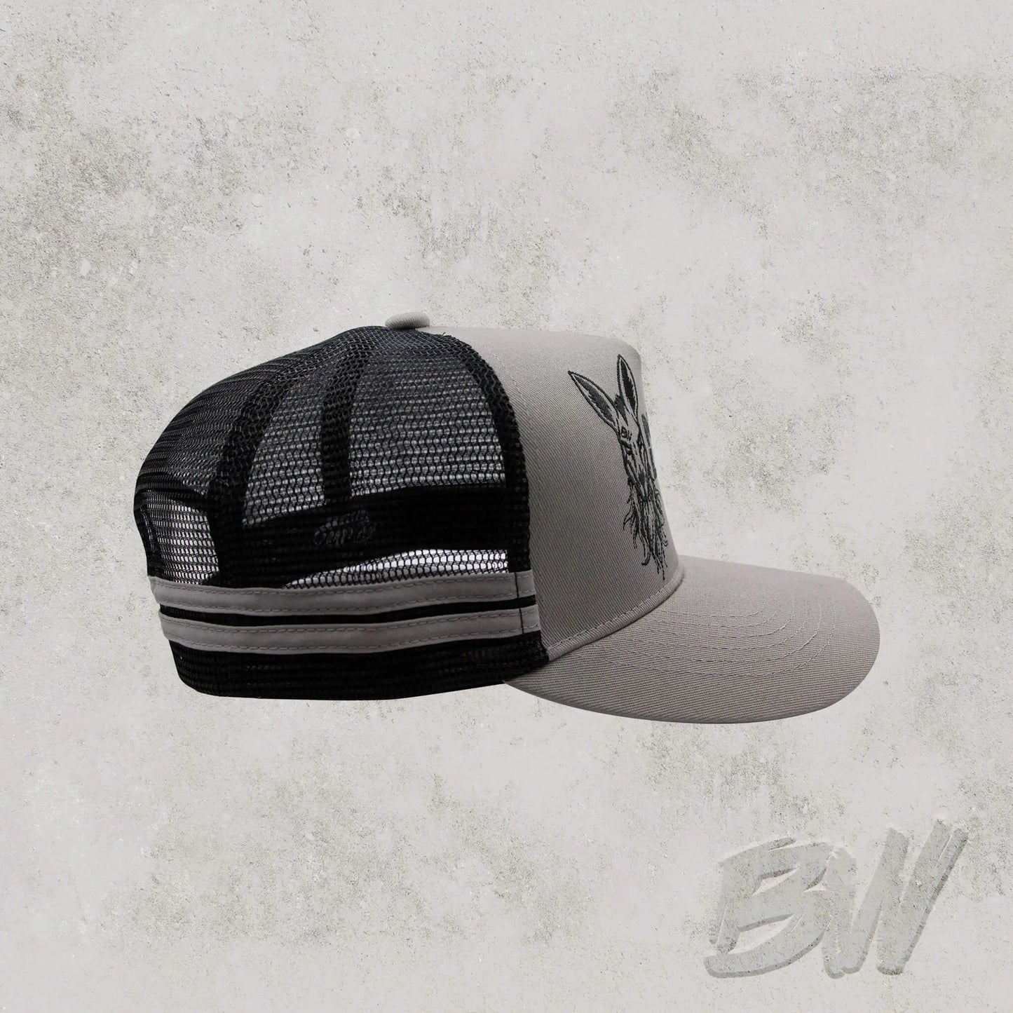 No Lanes Angry Kangaroo Trucker Mesh Cap NO LANES