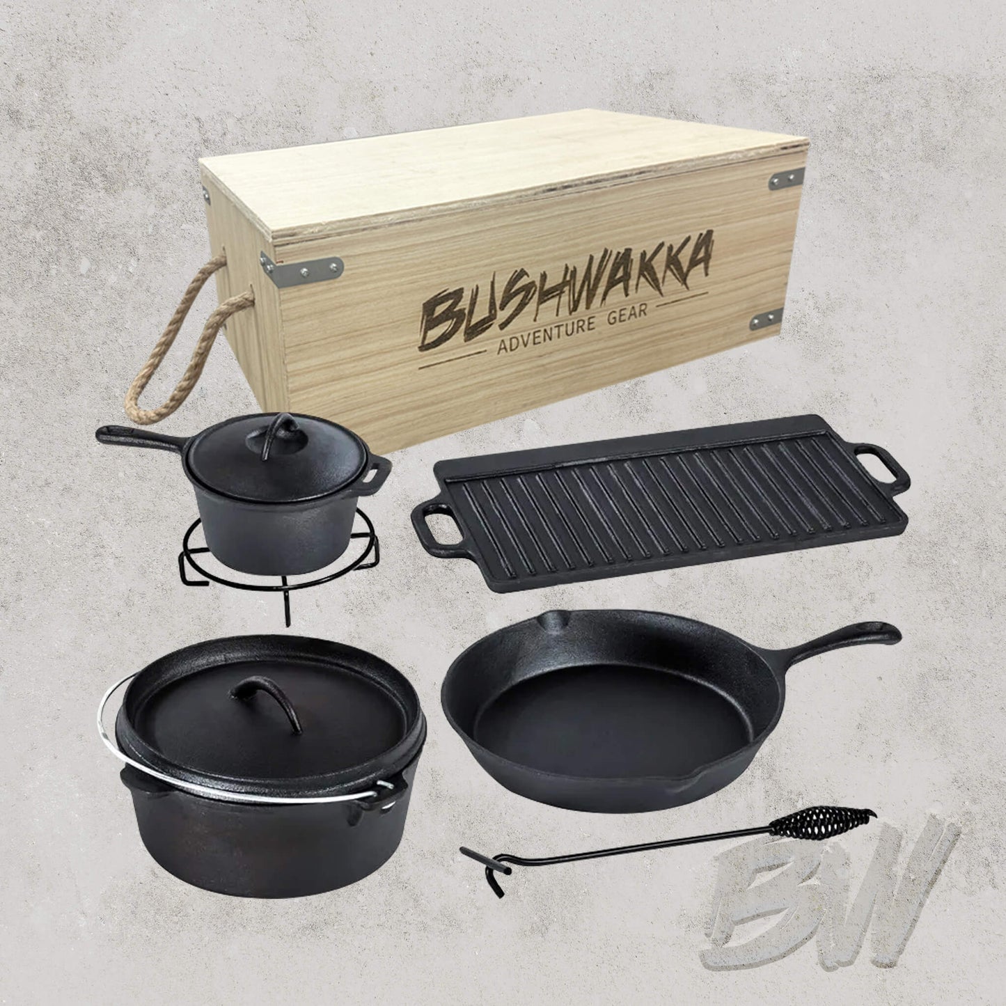 Cast Iron Cookware Set
