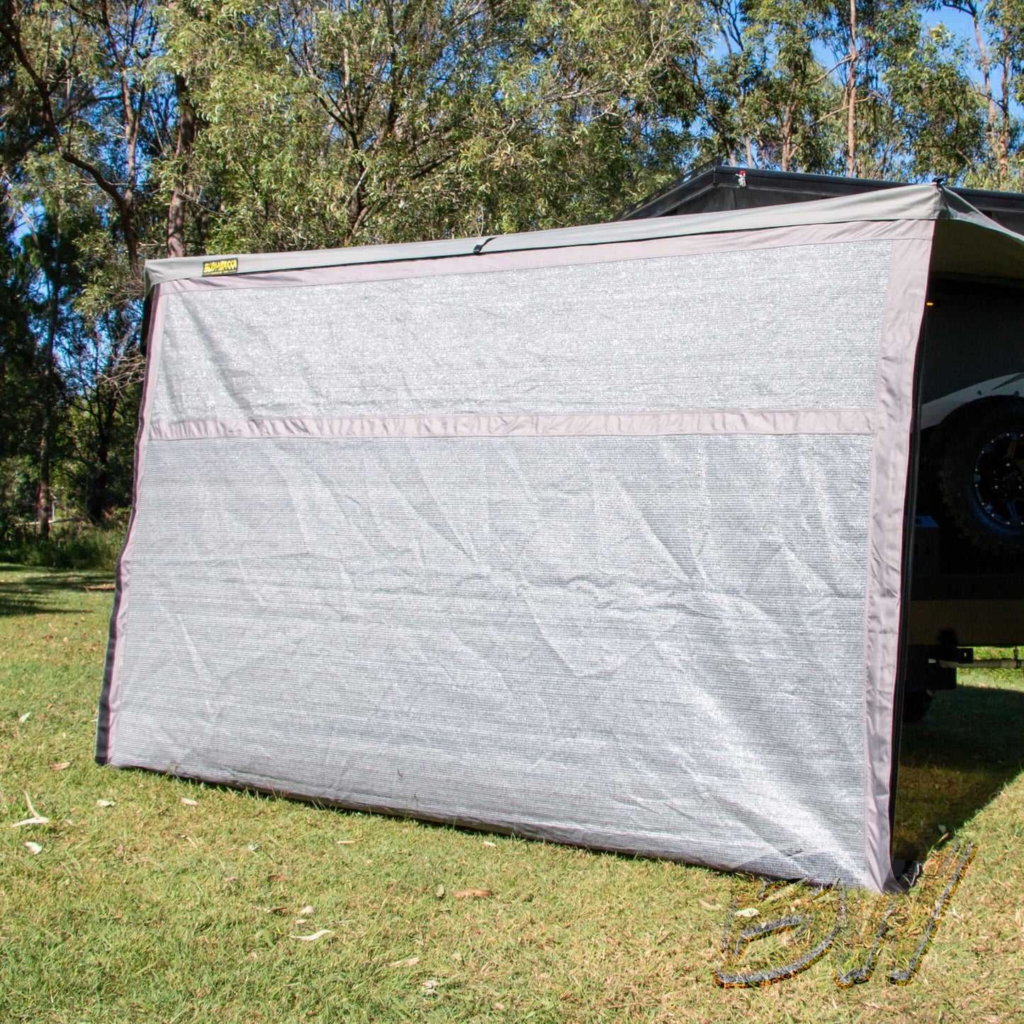 MEG Camper Awning Single Shade Cloth Wall 2200mm Drop