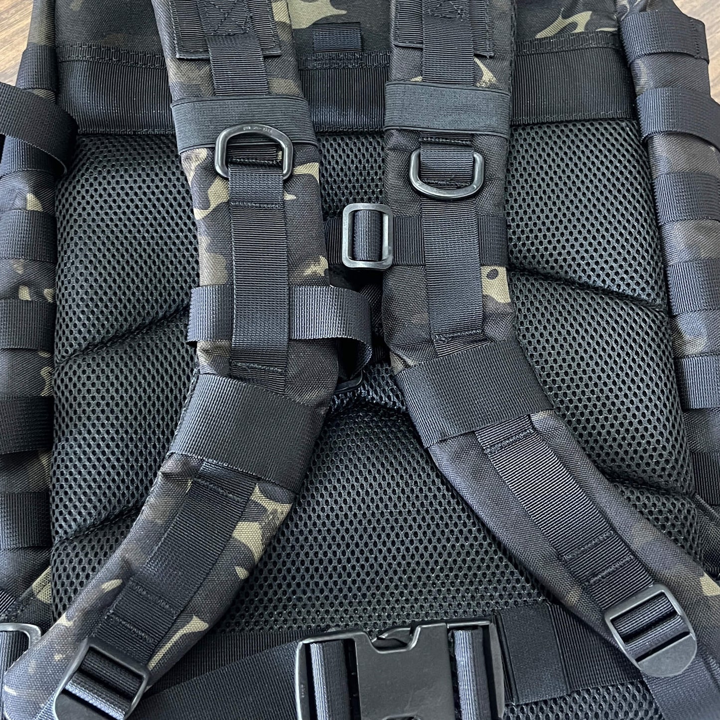 Tactical Backpack with Quick-Attach Patches