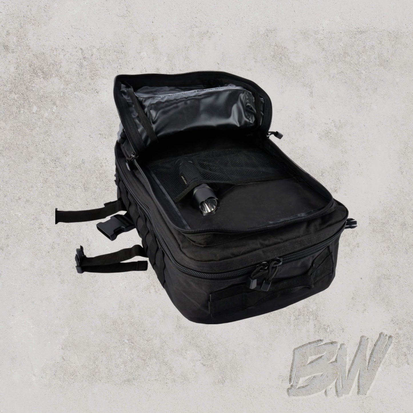 Tactical Backpack with Quick-Attach Patches