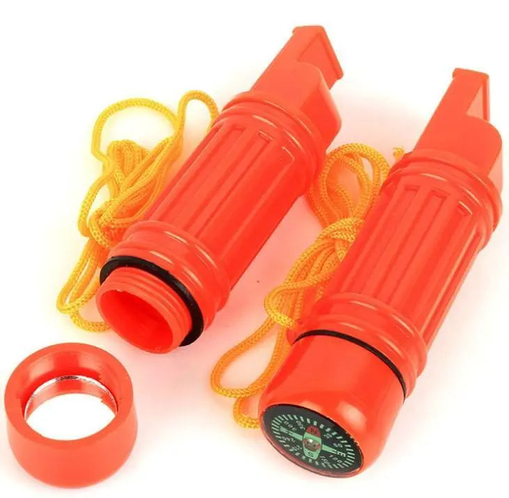 CAOS Survival 5-in-1 Whistle (Orange) CAOS
