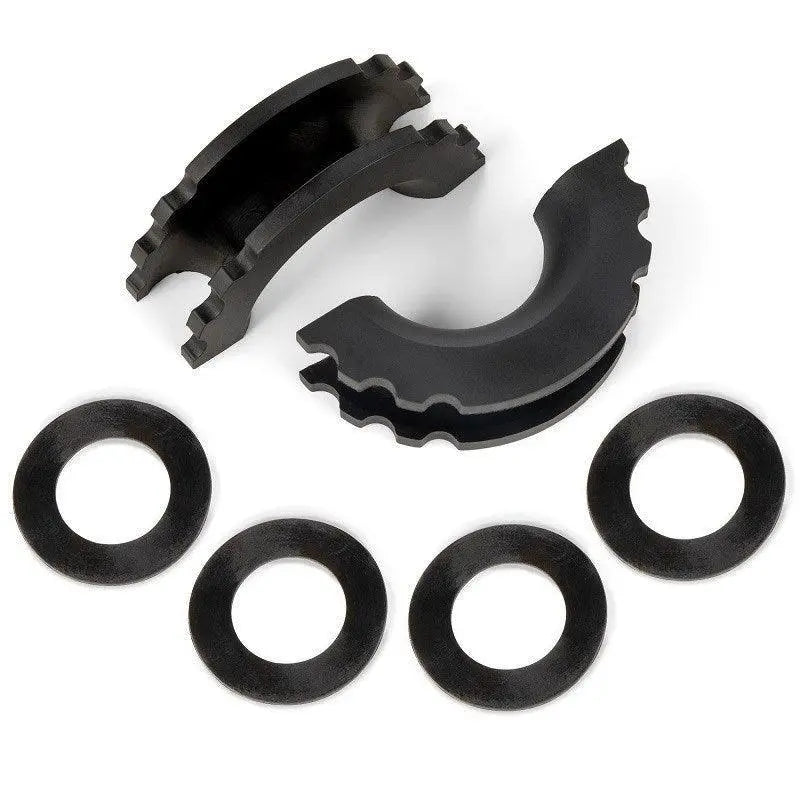 PROREADY 2pcs Shackle Protector and 4 Isolators (Black) PRO READY
