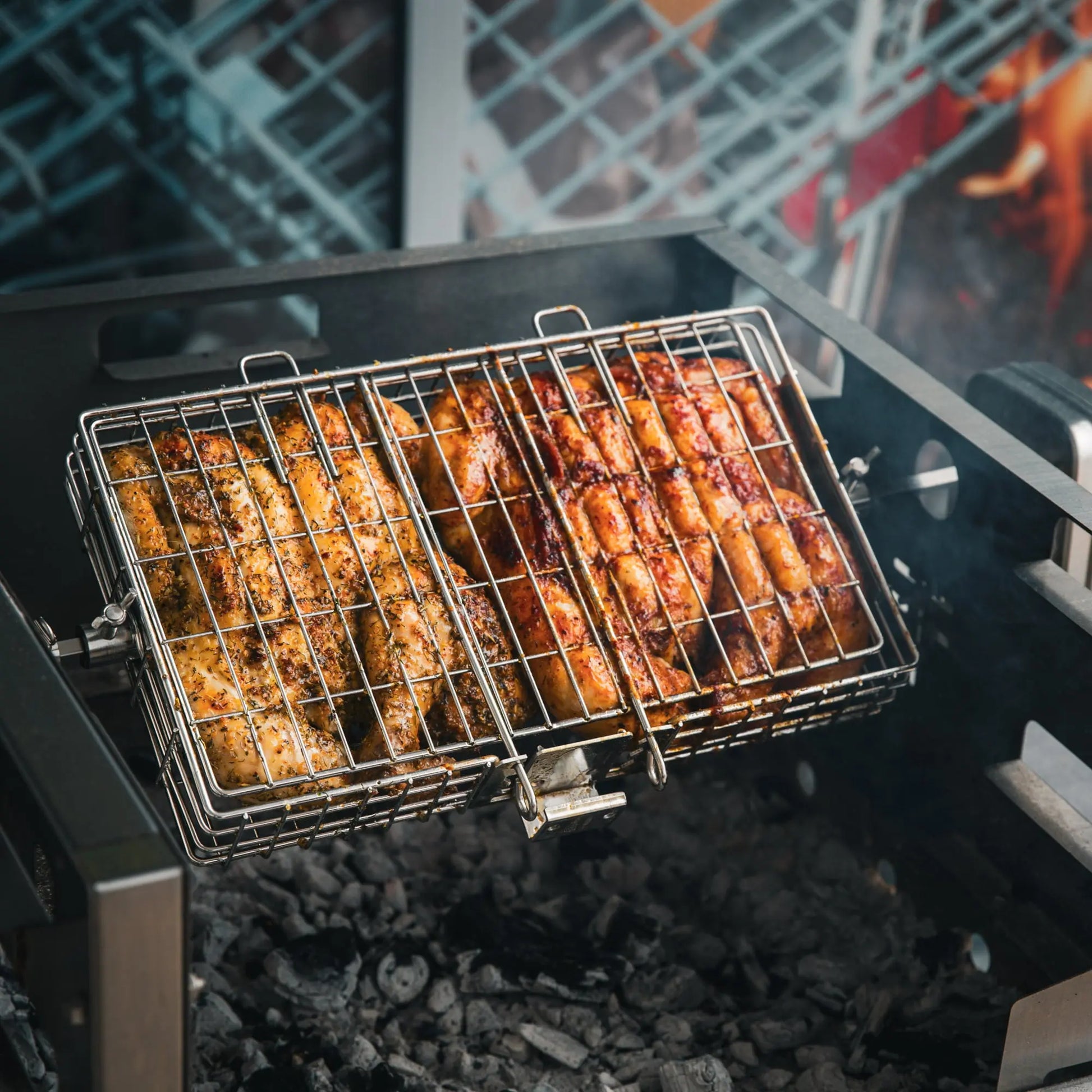 Oz Braai Spin Basket OZ BRAAI