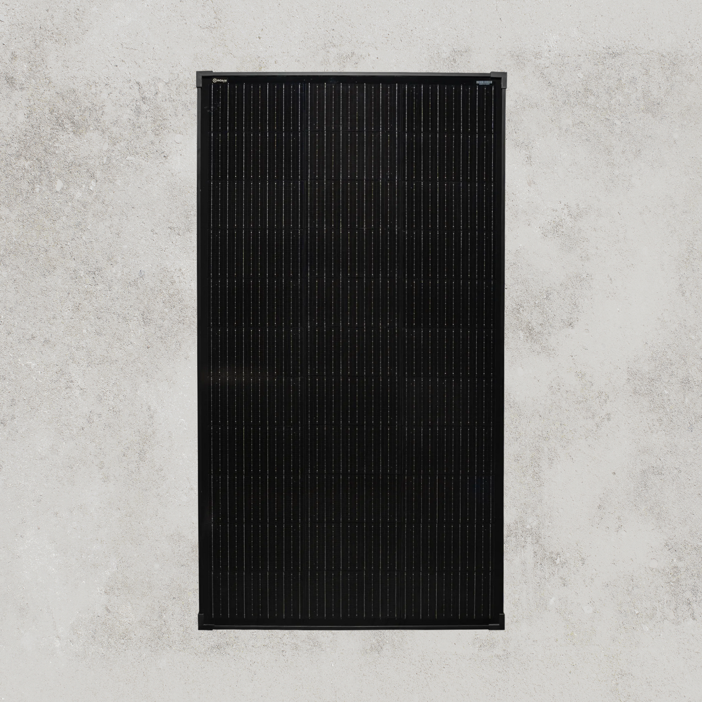 160W 12V Black Glass Solar Panel (30mm Frame)