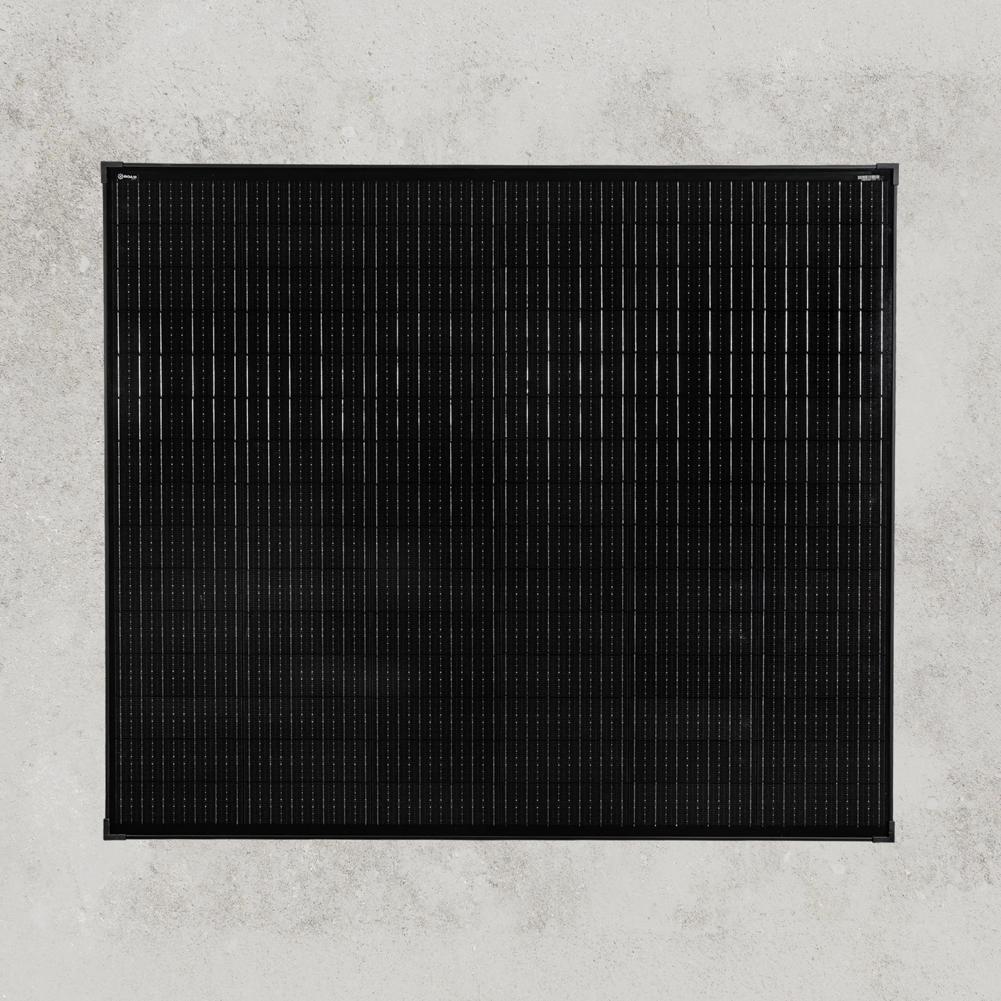 250W 12V Slimline Black Glass Solar Panel (20mm Frame)