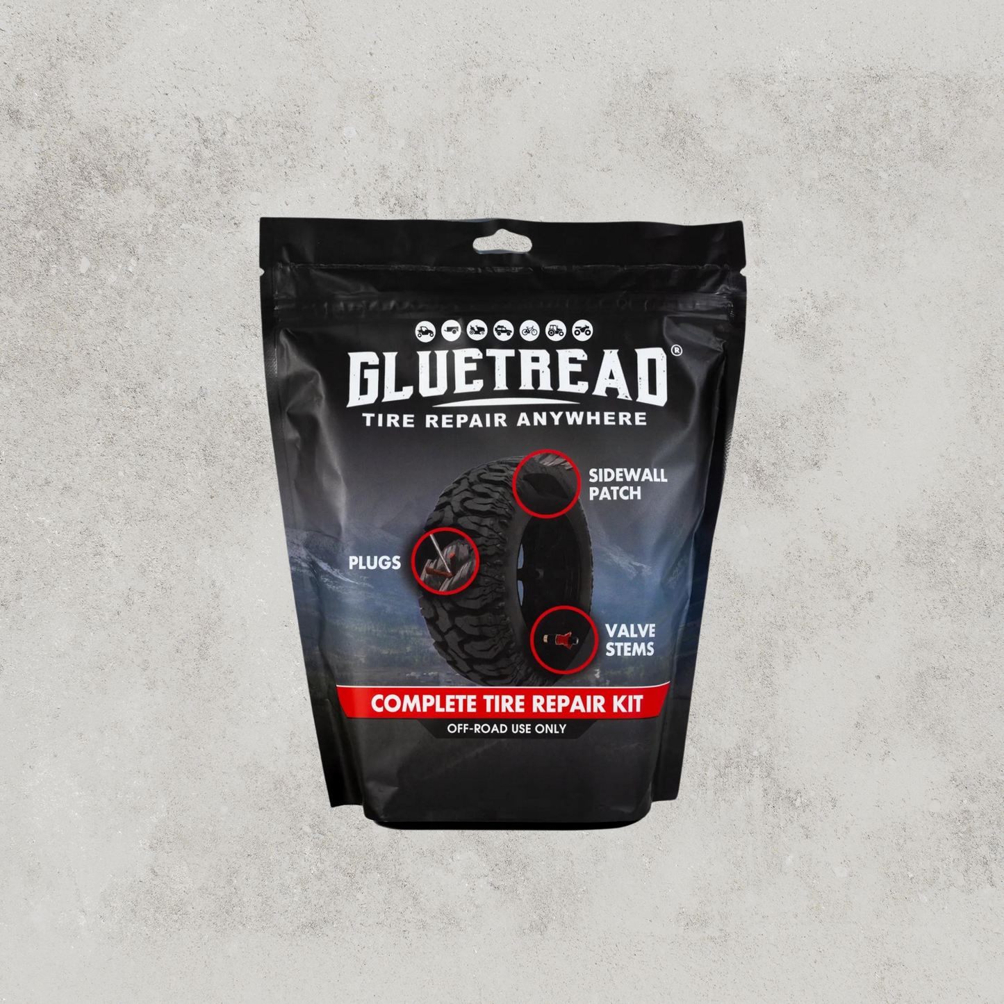 GlueTread - Complete Tire Repair Kit