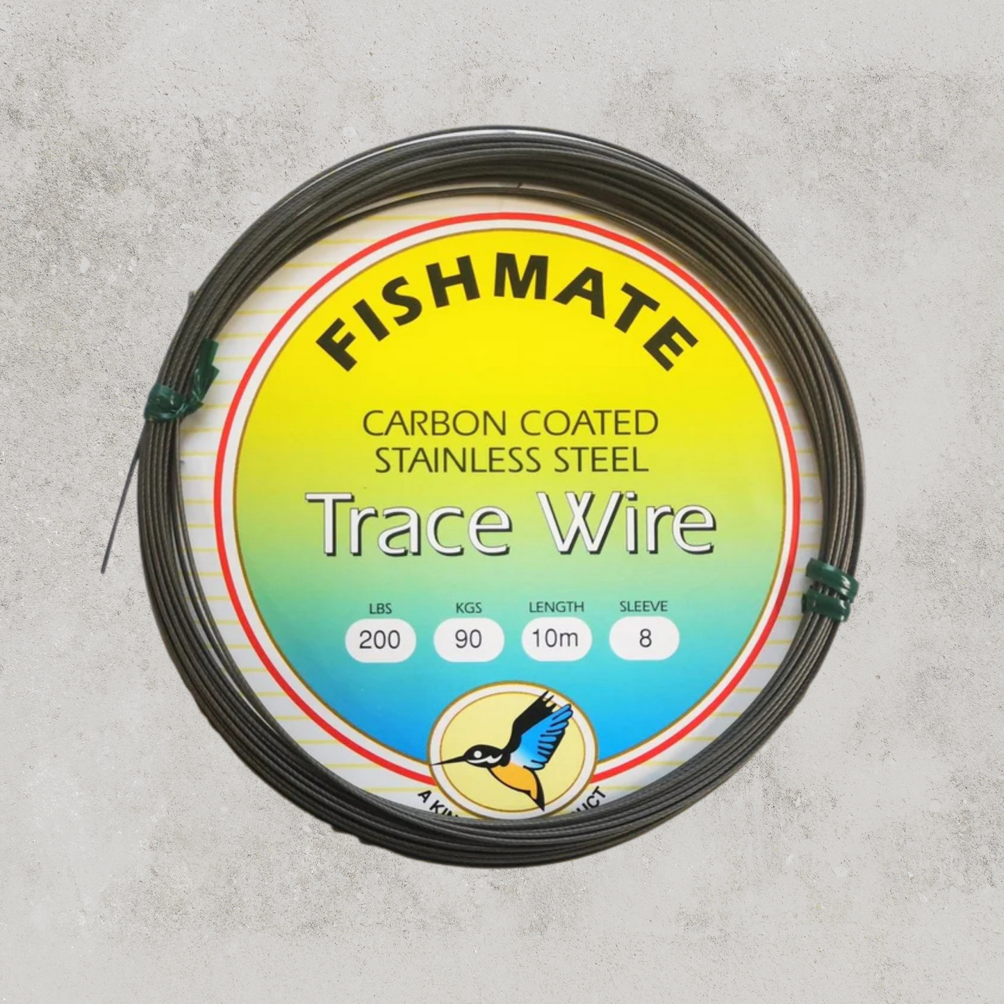 Fish Mate carbon coated wire 10m 200lb