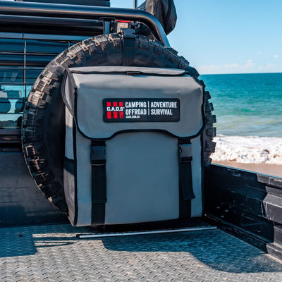 CAOS Rear Wheel Bin Bag + Mesh Liner + Magnetic Stubby Cooler + Baseball Cap Bundle