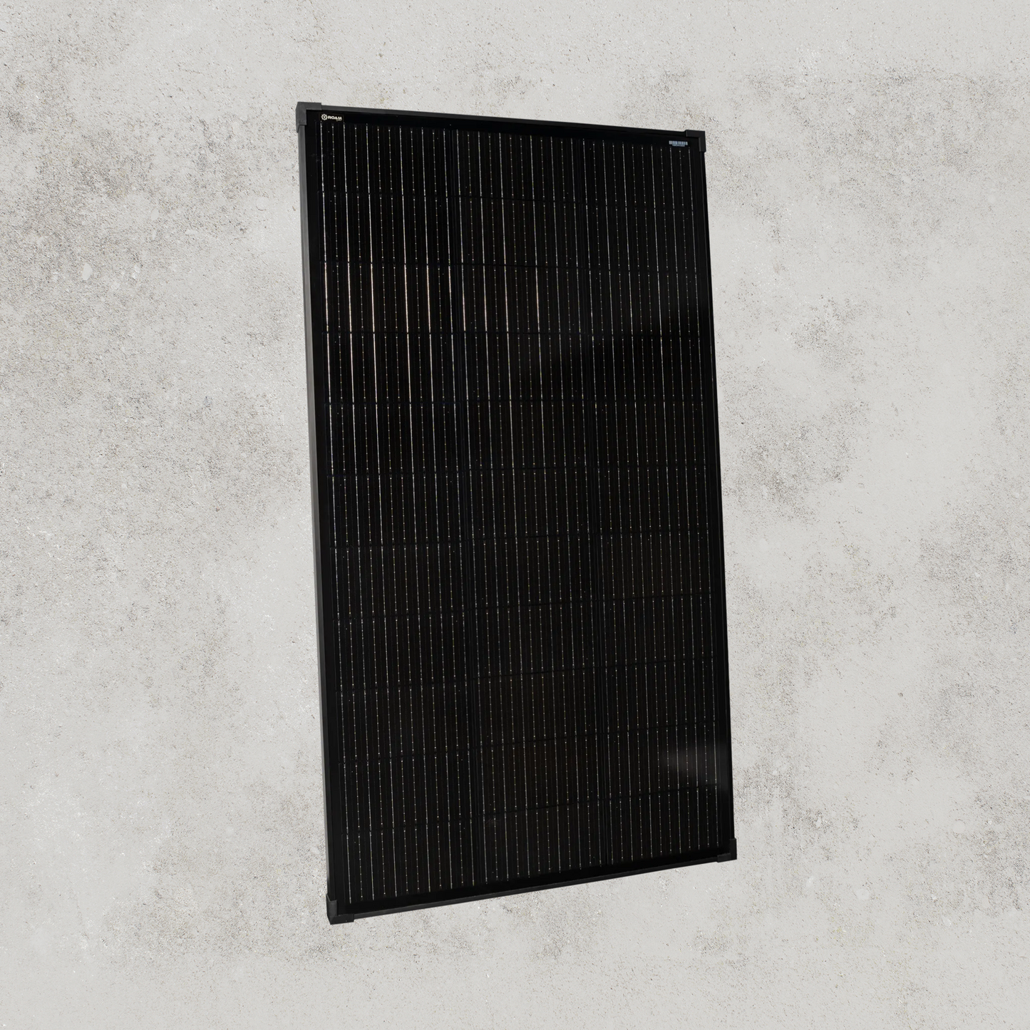 160W 12V Black Glass Solar Panel (30mm Frame)