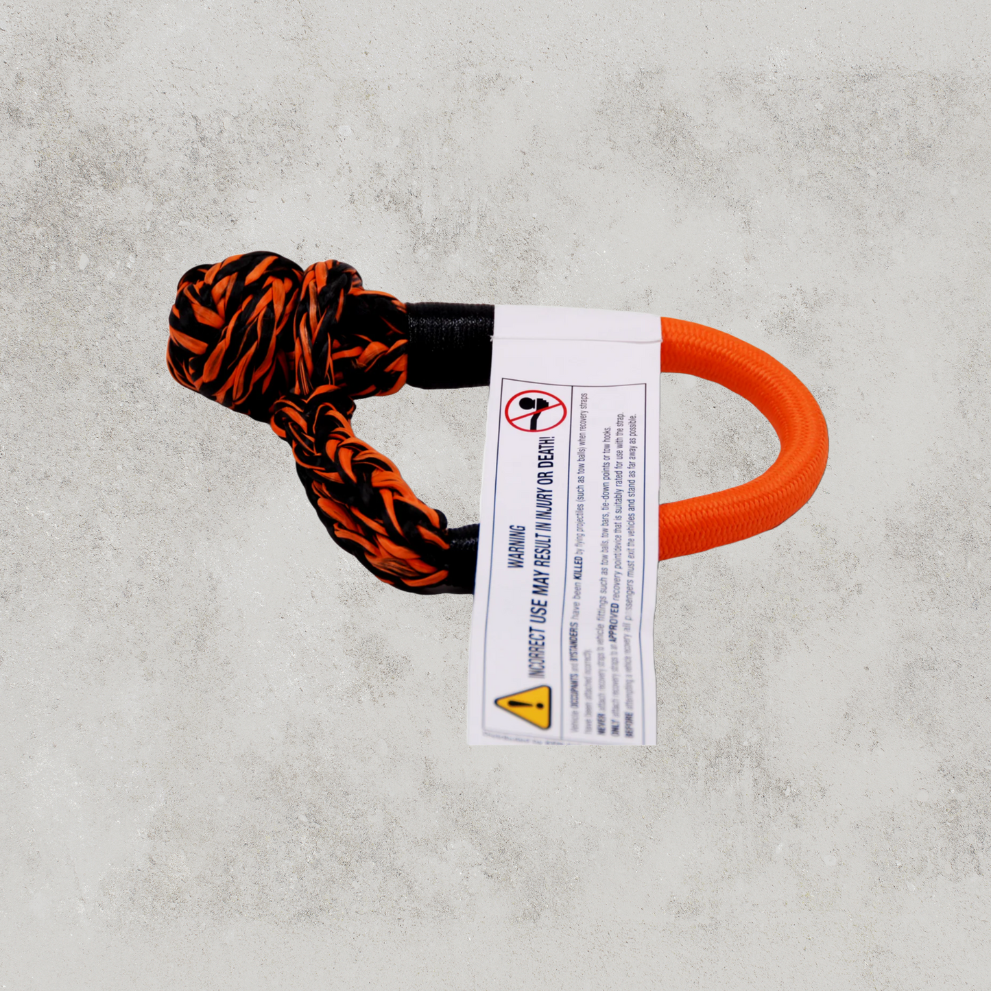 Carbon Offroad Monkey Fist 15T Synthetic Soft Shackle - Orange