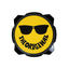 6" Pro6 Gravity® Light cover - Smiley Face Yellow / Black KC Logo