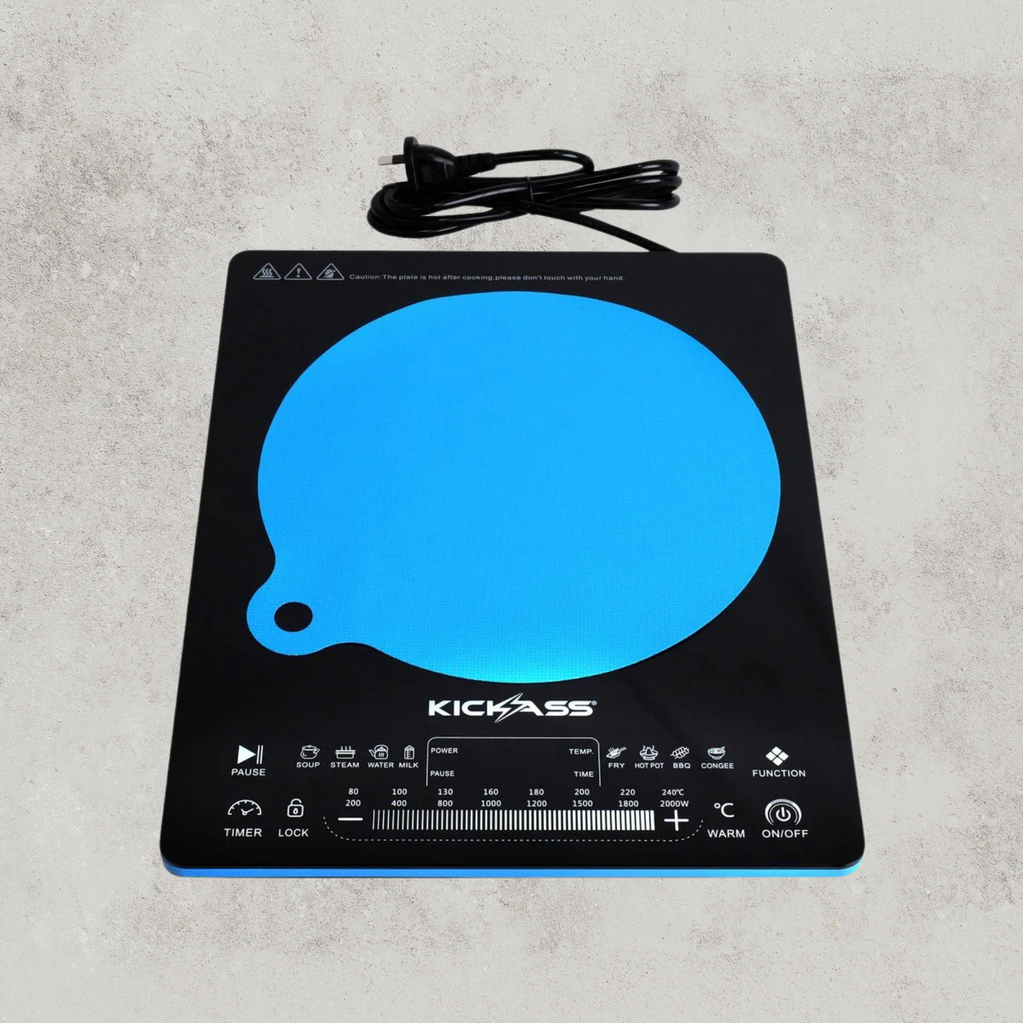 KickAss QuickFire Portable Induction Cooktop