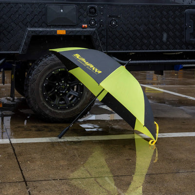 Bushwakka Umbrella Standard - Yellow & Black BUSHWAKKA ADVENTURE GEAR