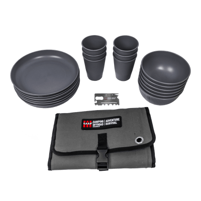 CAOS Camp Cutlery & Tableware (6 person)