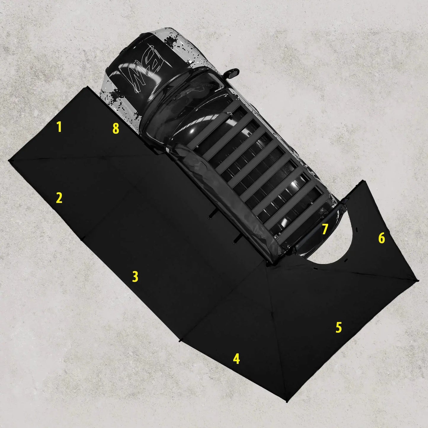 Darkness Pro XL Squared Wall Kit BUSHWAKKA ADVENTURE GEAR