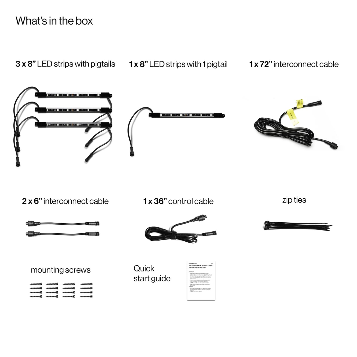 Extreme Strips - Interior LED Light Strips