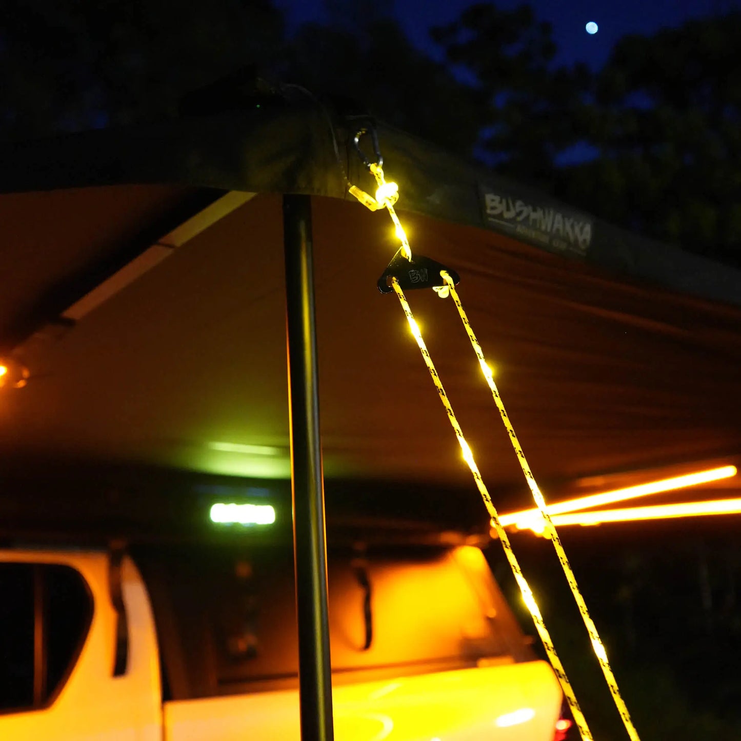 Bushwakka LED Guy Rope – Solar Powered (Pair)