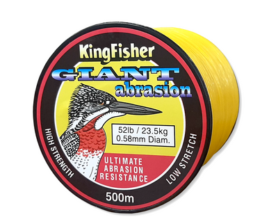 Giant Abrasion Nylon .50mm 16.8kg/37lb Gold 600m