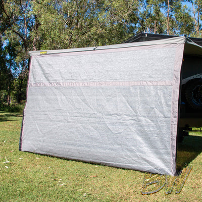 MEG Camper Awning Single Shade Cloth Wall 2700mm Drop