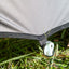 MEG Camper Awning Single Shade Cloth Wall 2200mm Drop