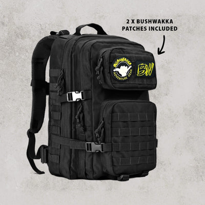 Tactical Backpack with Quick-Attach Patches