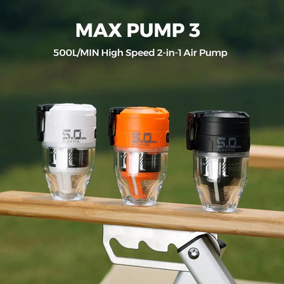 FLEXTAIL MAX PUMP 3 - High Speed 2-in-1 Rechargeable Air Pump FLEXTAIL