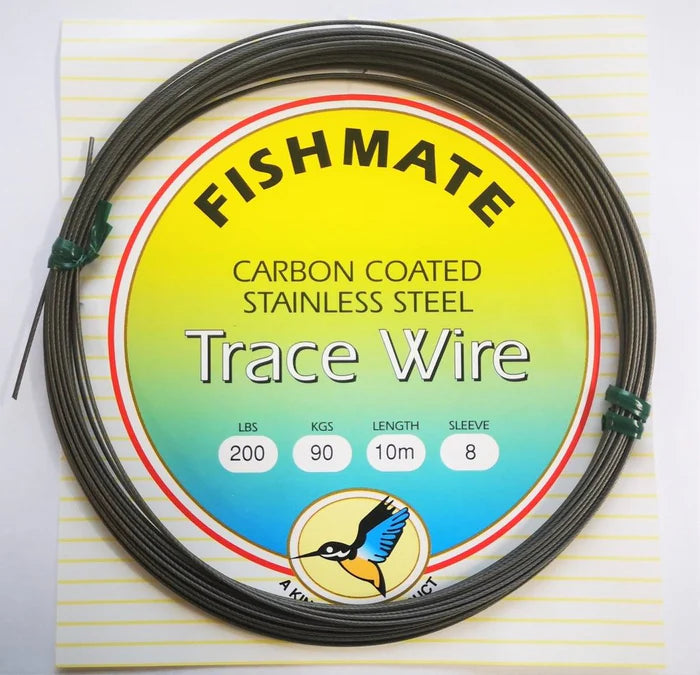 Fish Mate carbon coated wire 10m 60lb