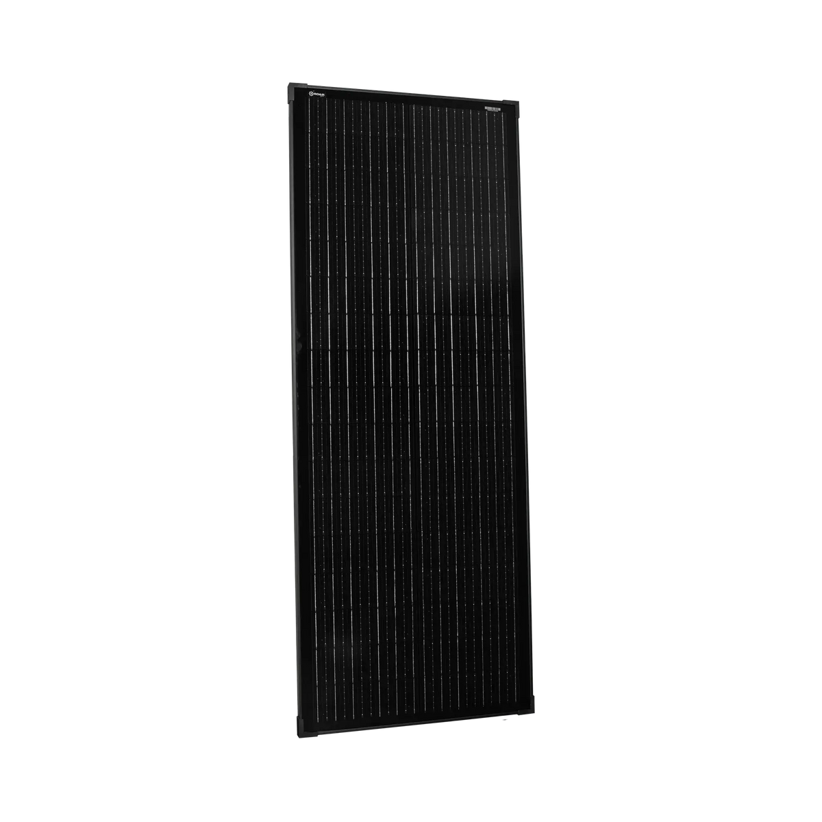 Roam Gear 100W 12V Slimline Black Glass Solar Panel (20mm Frame)