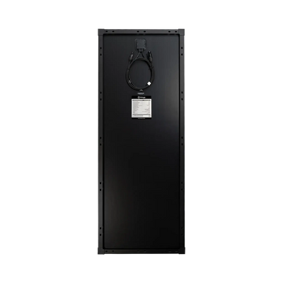 Roam Gear 100W 12V Slimline Black Glass Solar Panel (20mm Frame)