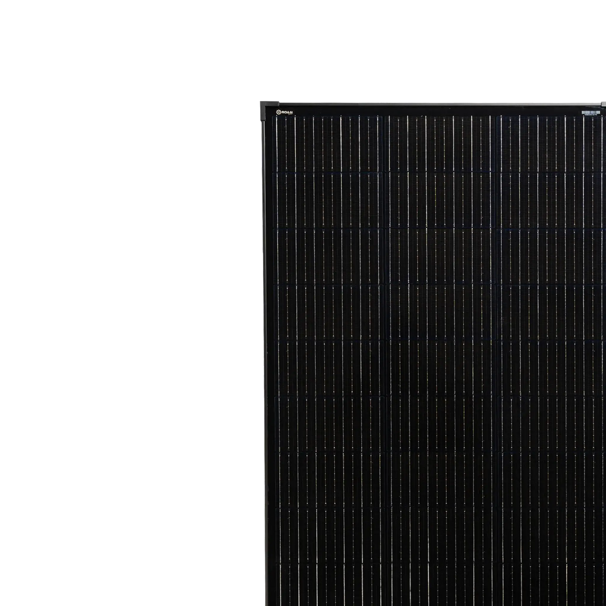 Roam Gear 200W 12V Slimline Black Glass Solar Panel (20mm Frame)