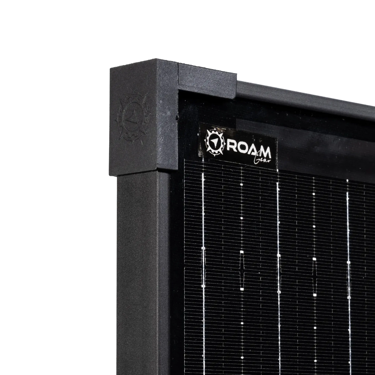 Roam Gear 200W 12V Slimline Black Glass Solar Panel (20mm Frame)
